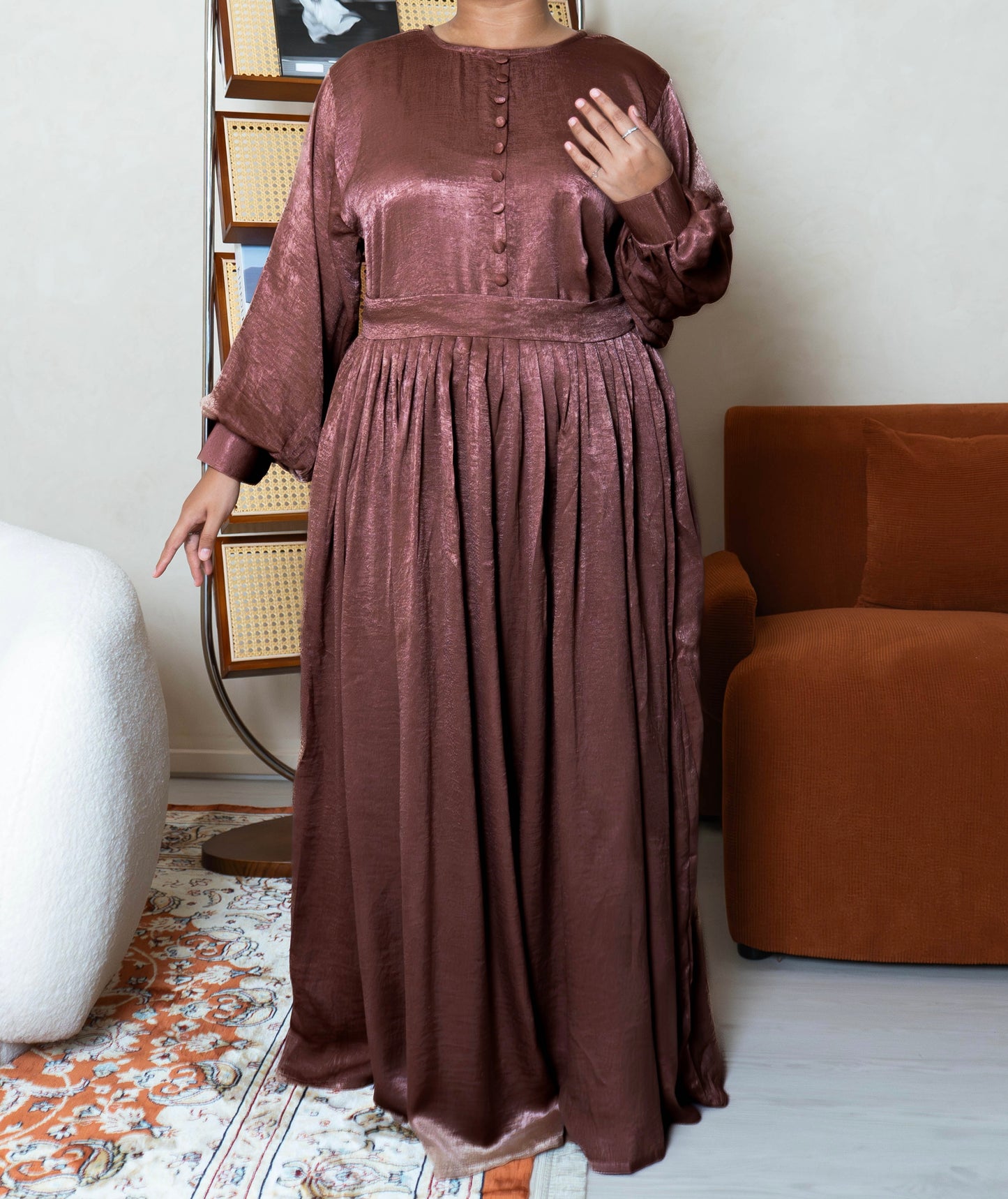Lúmiere Dress Set — Coffee Brown
