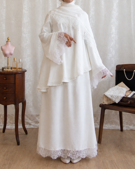 Auróra — Creamy White (Co-Ord)